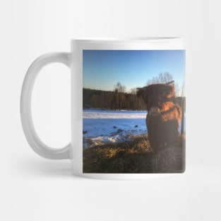 Scottish Highland Cattle Calf 1918 Mug